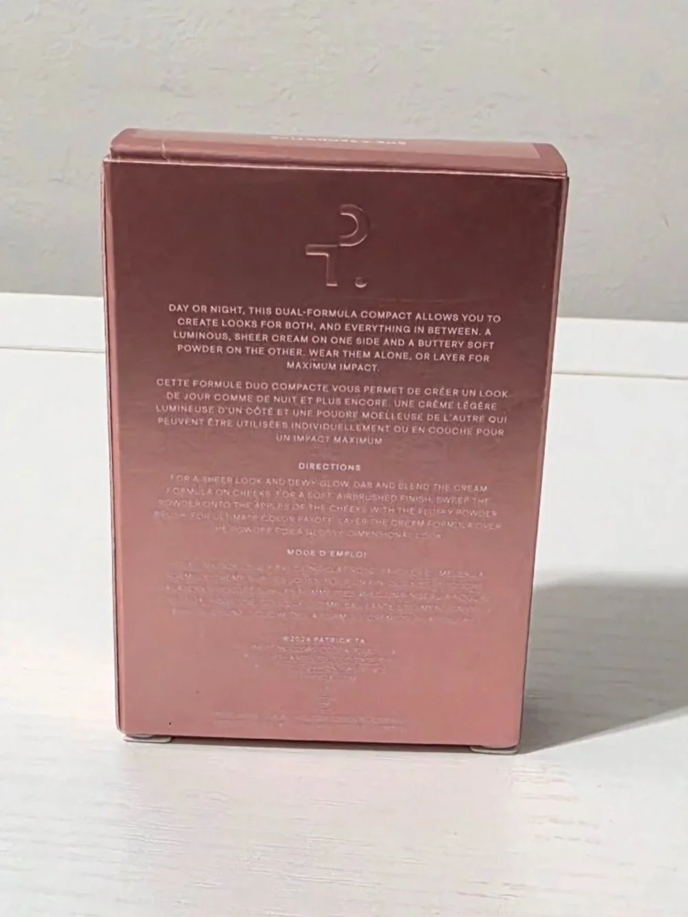 PATRICK TA Double-Take Crème&Powder Blush Duo-She's Seductive-5g crème/5g powder